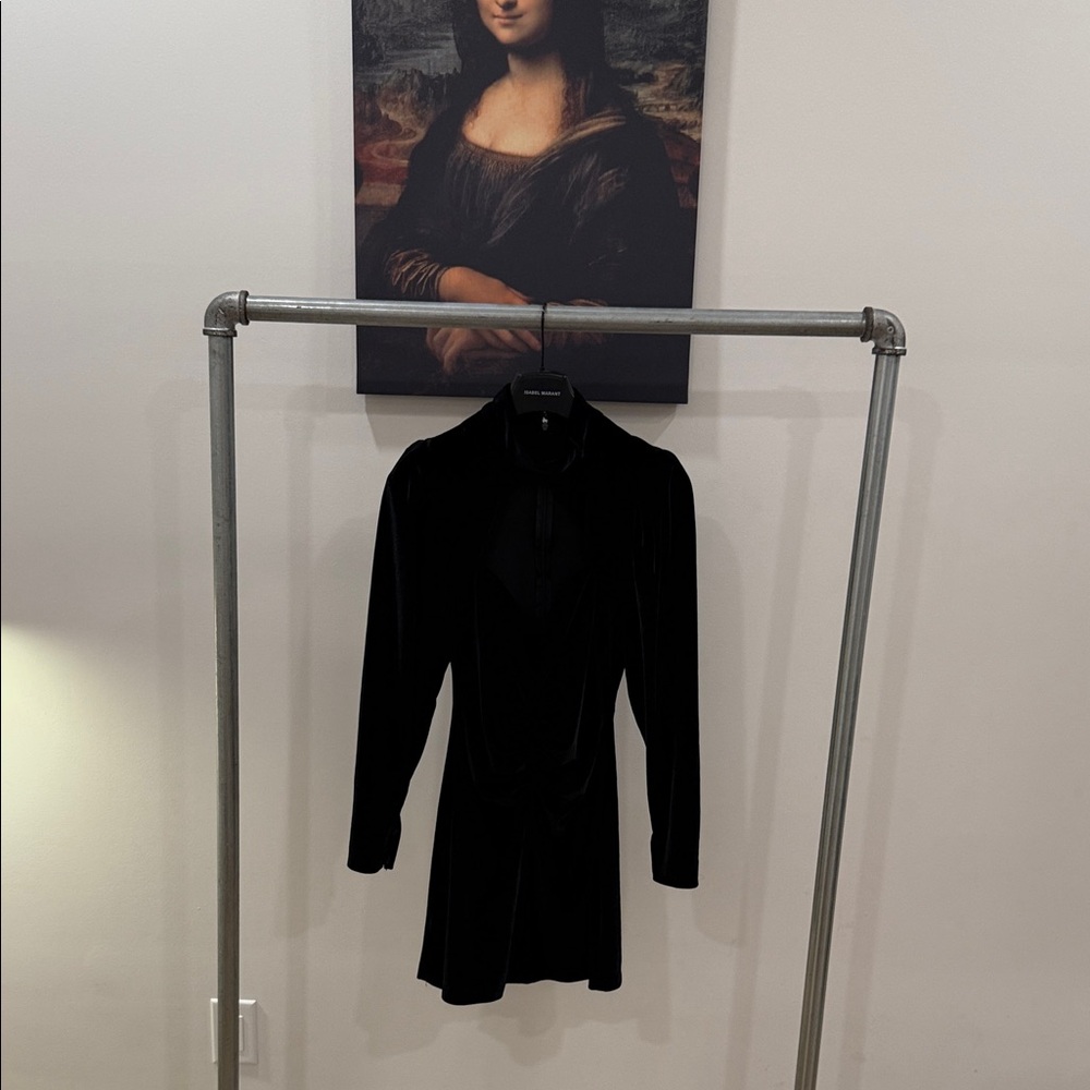 Zara Black Long Sleeve Dress